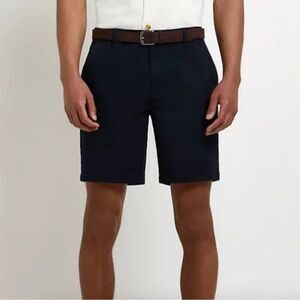 River Island Navy Chino Shorts Size 32
